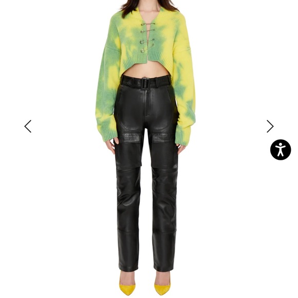 ‼️SOLD‼️Guizio Tie-Dye Knit Safety Pin Cardigan - XS-S - Picture 6 of 6